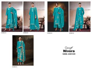 Ganga nivora 4966 wholesale dress materials online cheapest